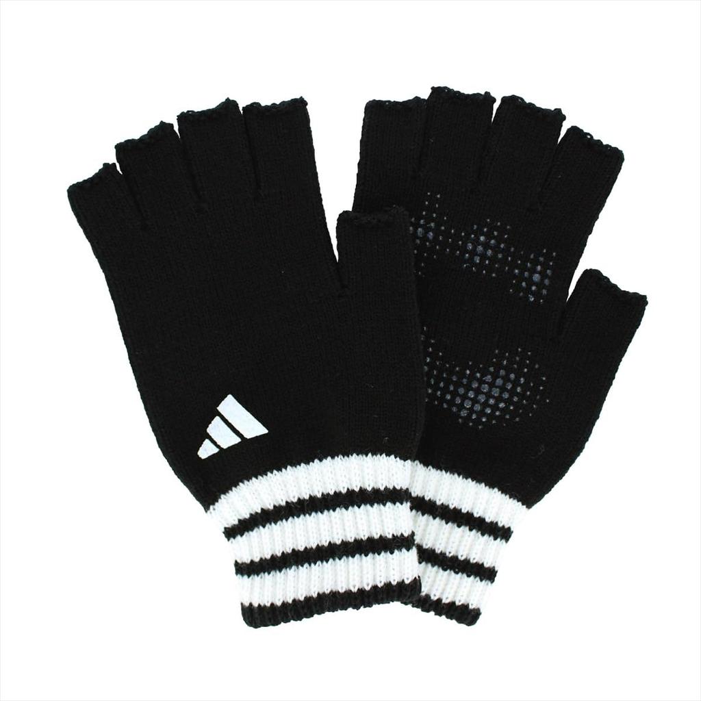 Adidas Made In Adidas Hand Perfect for Cold Black Men's Gloves, Japan, Brand, Non-Slip, Fingerless, Washable, Commuting, Running, Sports, Soccer,
