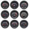 52MM Gauge 12V Water Temp Oil Temp Gauge Oil Pressure Fuel Volts Gauge Air Fuel Ratio Boost Exhaust Temp Meter Black Face Gauge