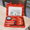 Petrol Engine Cylinder Compression Tester Set for Motorcycle Car with Storage Box Professional