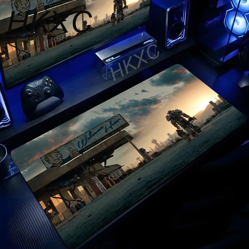 PC Gaming Large F-Fallout 4 Gamer Mouse Pad XXL Keyboard Non-slip Rubber Laptop Office Extended Desk Mats Computer Accessories
