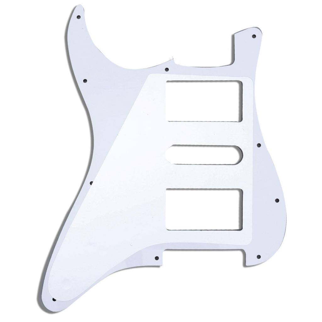 Musiclily Pro HSH Пикгард для Stratocaster Коричневый Черепаховый Набор из 4 частей, 11-отверстий, ST-Тип, Гитары США/Мексики