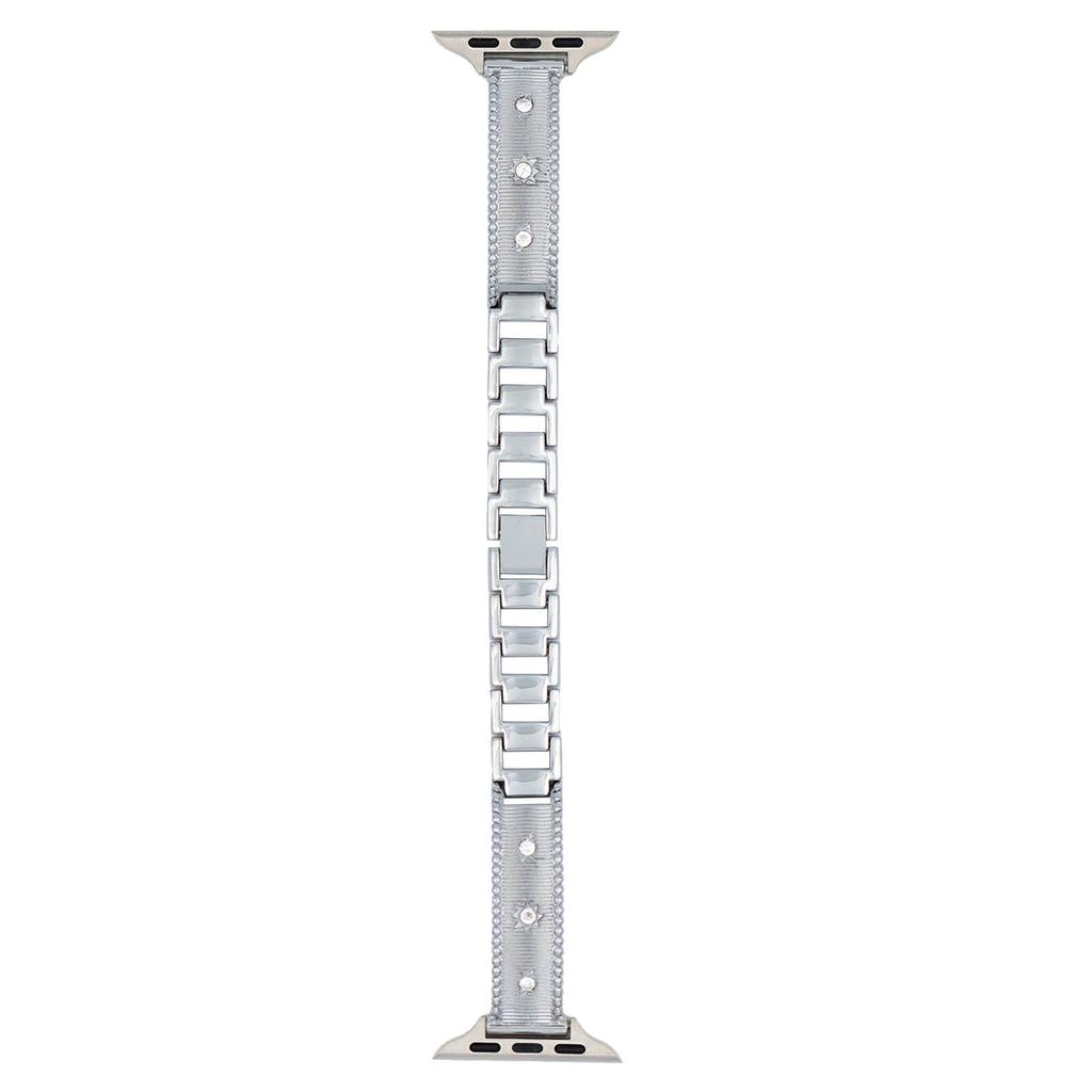 Ремешок для Apple Watch Series 10 9 8 7 SE 6 5 4 3 2 1 42 мм 41 мм 40 мм 38 мм ремешок для часов из нержавеющей стали со стразами