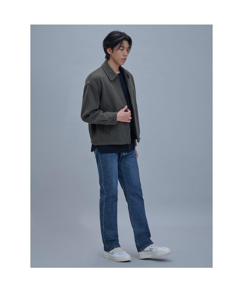 Shift.G Wool Blended Overfit Blouson Khaki