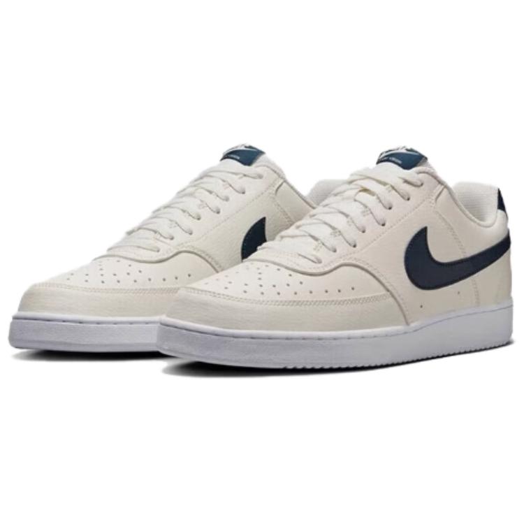 Nike Court Vision Low Sail White Armory Navy Sneakers HQ4867-101