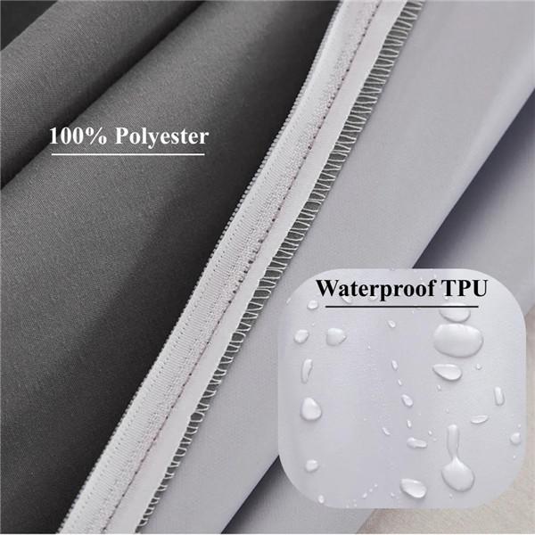 2024 Super Waterproof Bed Fitted Sheet Bed Sheet with Elastic Band Anti-slip Mattress Cover Mattress Protector for Single Double
