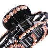 Vintage Shiny Acrylic Retro New Rhinestone Crystal Banana Grips Crab Clamp Hair Clips Hair Claws