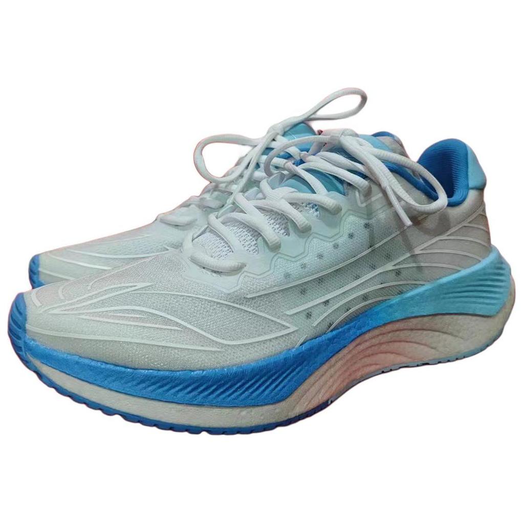 Кроссовки мужские Li Ning Yue Ying с низким верхом, амортизирующие, нескользящие, белые, синие ARHS031-1