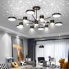Living Room Chandelier Projection Star Chandelier Simple Modern LED Netflix Restaurant Bedroom Light