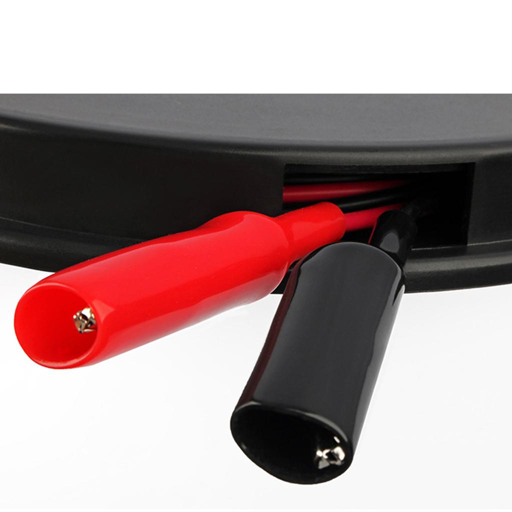 Magnetic Retractable Test Leads 300cm With Insulated Alligators Clip for Electrical Circuit Testing and Troubleshooting