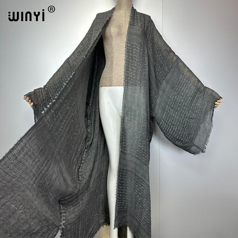 WINYI высококачественный удобный женский мягкий кардиган свободное платье вечеринка бохо макси пляж отпуск купальник накидки Африка кимоно