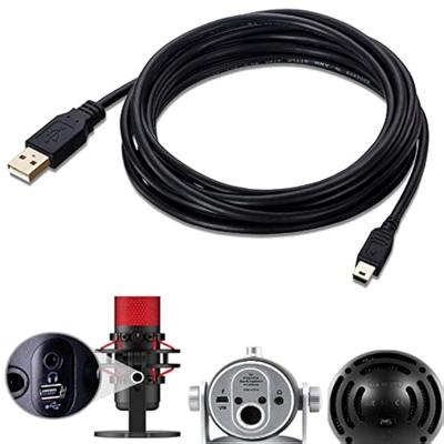 Ienza 10 футов длиной ПК Mac компьютер USB кабель шнур провод HyperX Quadcast Blue Yeti USB микрофон Blackout Snowball iCE см. изображения и прочитайте описание