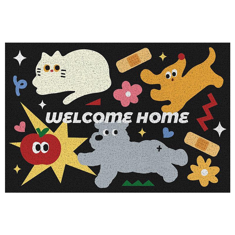 Outdoor Non Slip Dirt Trapping Doormat Stain Resistant Absorbent Entryway Home Floor Mat