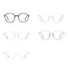 Transparent Pink Frame Anti Blue Light Myopia Glasses Women Student Prescription Spectacles 0 To -6