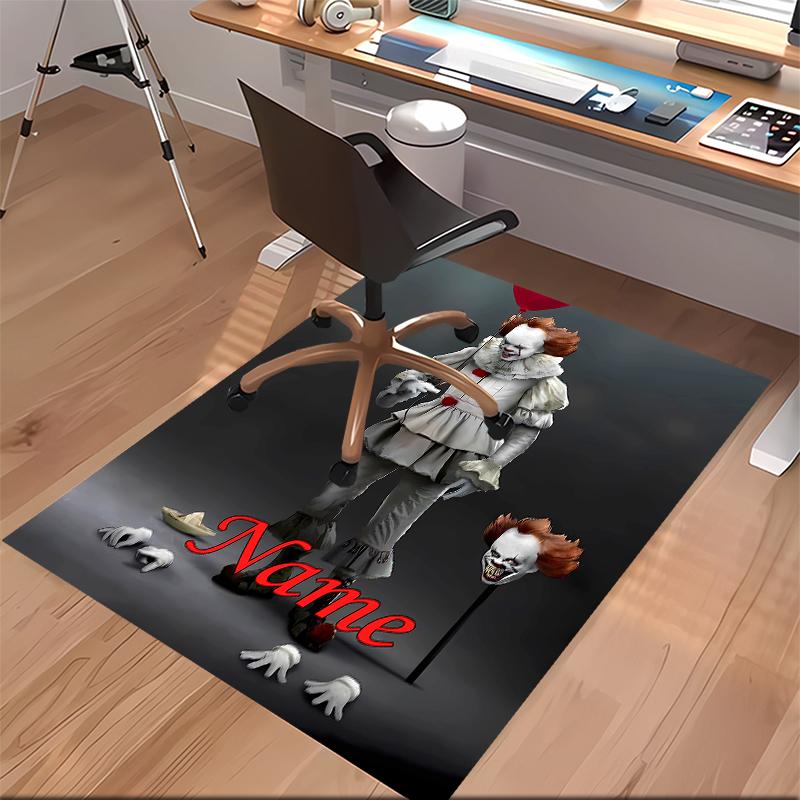 Custom personalization Pennywise the Dancing Clown Print Area Rug - Soft, Washable Non-Slip Indoor Mat,Living Room,Home&Office Decorative Rug