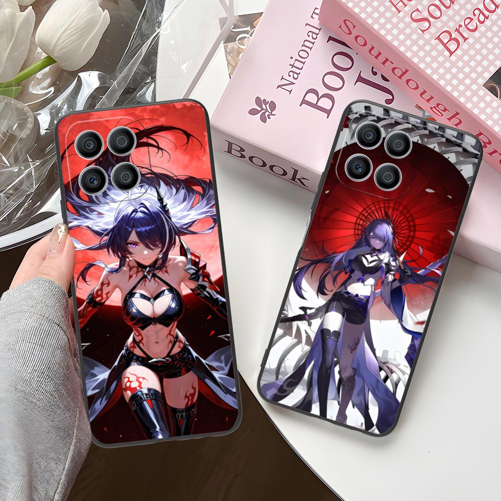 HSR Acheron Матовый ТПУ Чехол для Мобильного Телефона для Honor 90 80 70 60 50 30 20 10 9 8 7 Pro S SE Lite 5G Цветной Печатный Чехол