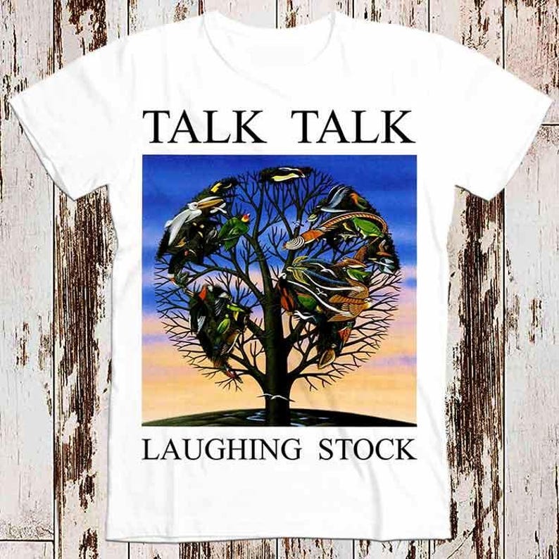 230 г/м² 100% хлопок Talk Talk Laughing Stock Синт-поп Бестселлер Футболка Музыка Ретро Топ Футболка Подарок Крутая Унисекс 8628