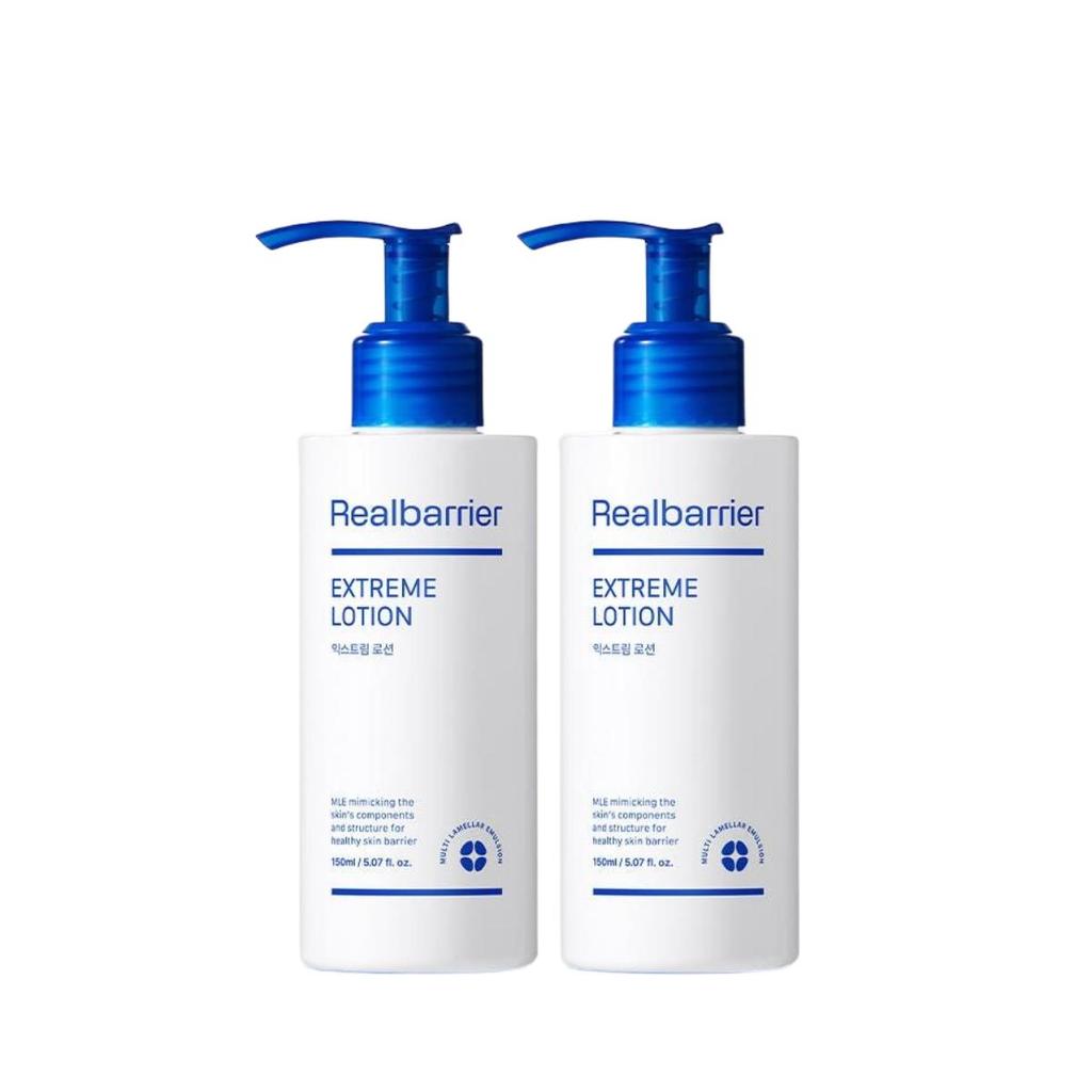 Real Barrier Extreme Lotion 150ml x 2ea Set Deep Moisturizing Face Emulsion for Sensitive Skin