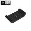 BRICKE 95227 Строительный блок 8x16x2 1/3 Средняя секция Большой корпус, Совместим с аксессуарами Lego