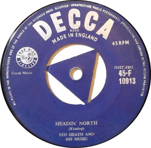 7inch Record TED HEATH & HIS MUSIC - Shish-Kebab 45F10913 Decca 1957 UK Jazz Used