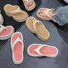 Толстые тапочки Женская одежда Летние шлепанцы Сандалии Туфли на высоком каблуке