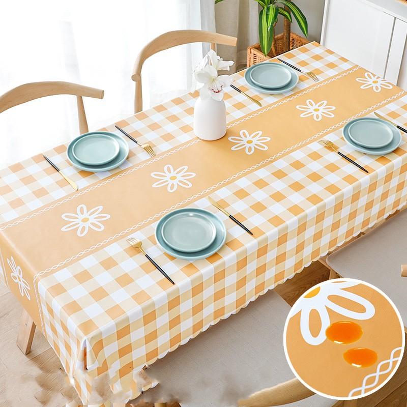 Роскошная высококачественная водонепроницаемая и маслостойкая скатерть из ПВХ, не требующая мытья, прямоугольный бытовой стол, чайный столик и настольная ткань
