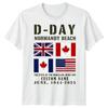 Пляж Нормандии Персонализированная Семейная Футболка Ко Дню Д 1944 Вторая Мировая Военная #ДД