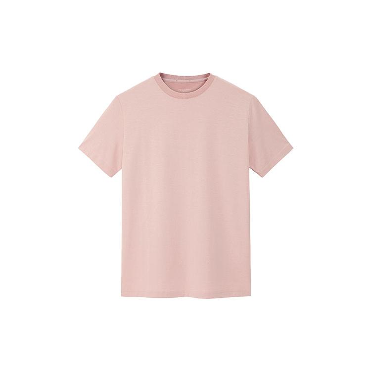 PEACEBIRD MEN T-Shirts Unisex Crew Neck Thin Straight Fit BWDA92156