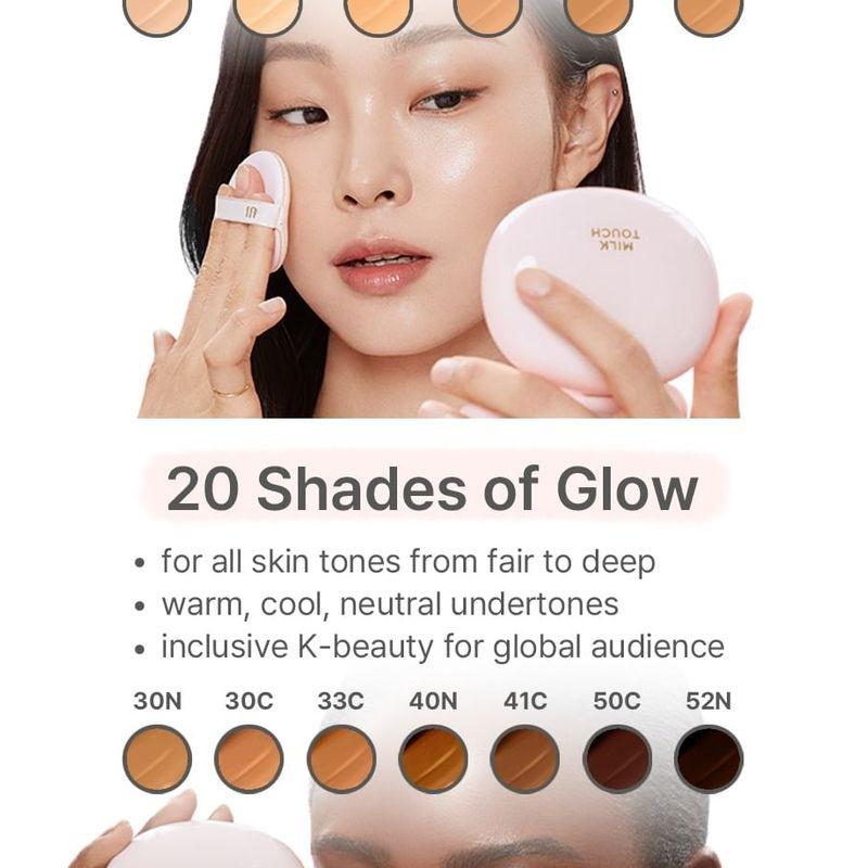 Milk Touch - All-day Skin Fit Milky Glow Cushion - 20 Цветов