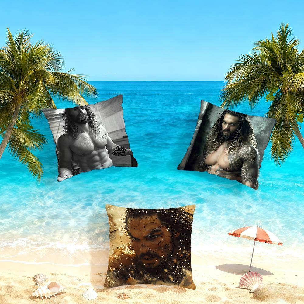 Actor JJason Momoa cushion cover Home Bedding Sofa living Room pillowcase Simple Soft Skin Cushion Cover Party Gift