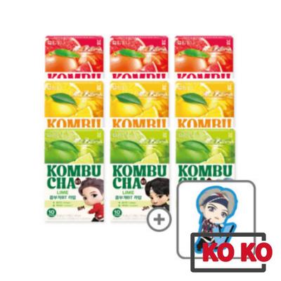 Damtuh *Брелок BTS (случайный) Порошок комбучи 10шт. (3 вкуса)