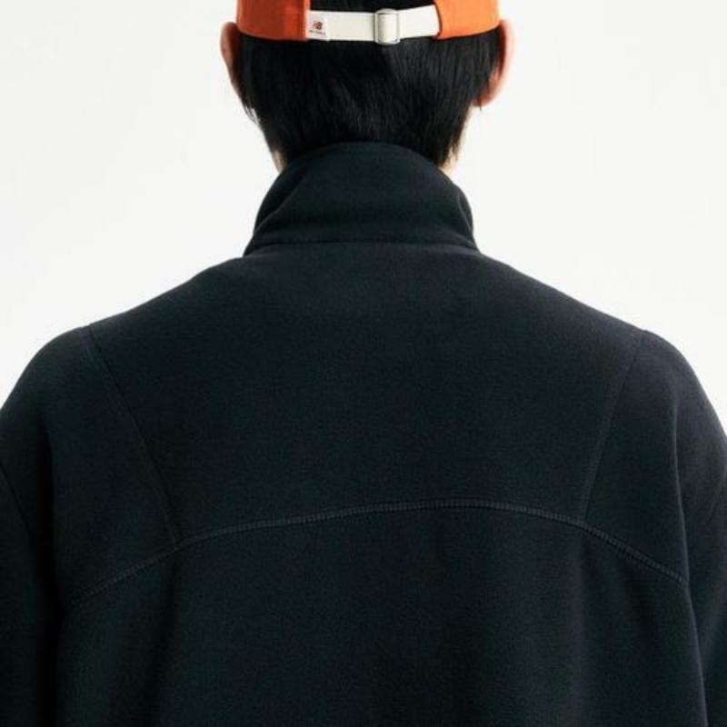 New Balance Полуклуб Uni короткий шерстяной флисовый комбинезон из нержавеющей стали на молнии Nbmdd42913 19