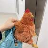 1 шт. Милый мягкий плюшевый цыпленок, декор для дома, куклы, имитация, забавные плюшевые игрушки-цыплята для детей, подарки на день рождения, Рождество