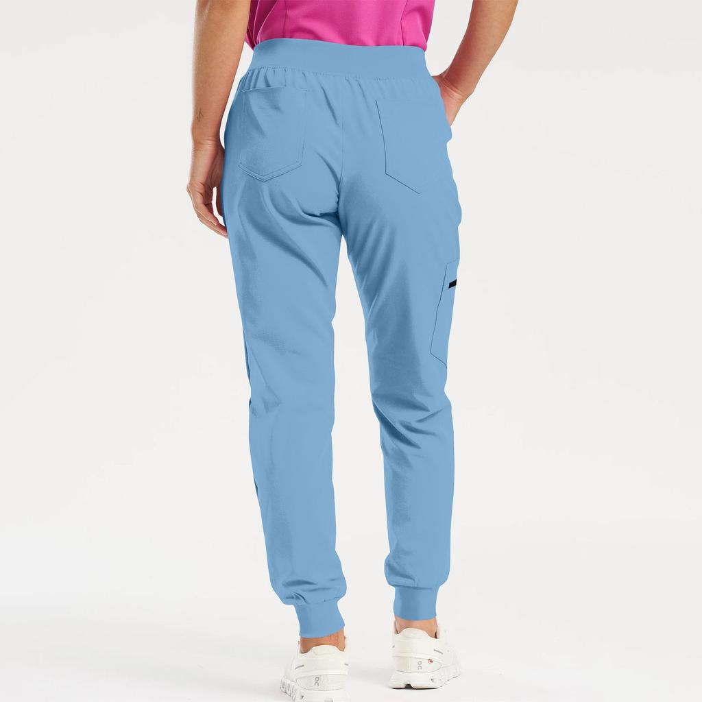 Women's Pants Solid Color Casual Sports Pants With Pockets And Drawstring Jogging Pants