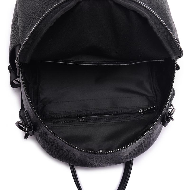 Real Leather Women's Backpack Shoulder Travel Large Capacity Girl's Backpack High Quality Fashion New
