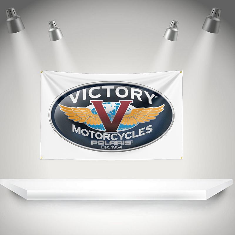 Тканевое панно V-Victorys 9 Моторное масло Фон с флагом HD Печать Выставка, Гонки, Автолюбители, Веранда, Декор гаража