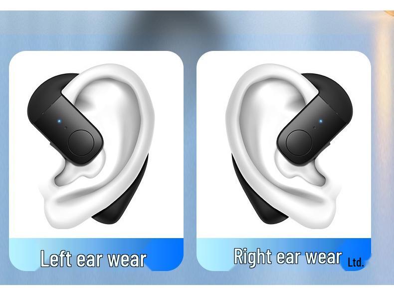 Беспроводная Bluetooth-гарнитура для бизнеса F22 - Универсальная посадка для обоих ушей, Большая емкость аккумулятора, Длительное время ожидания