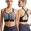 Women Sports Bra Plus Size Women Sports Bra Sexy Yoga Vest Front Zipper Adjustable Strap Shockproof Fitness Athletic Bralette Women Lingerie
