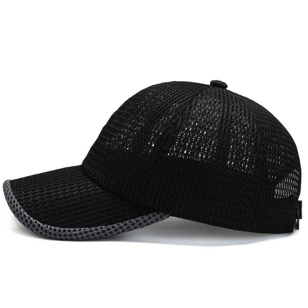 Adjustable Mesh Baseball Hats Sun Protection Outdoor Sports Hats For Man Women Unisex