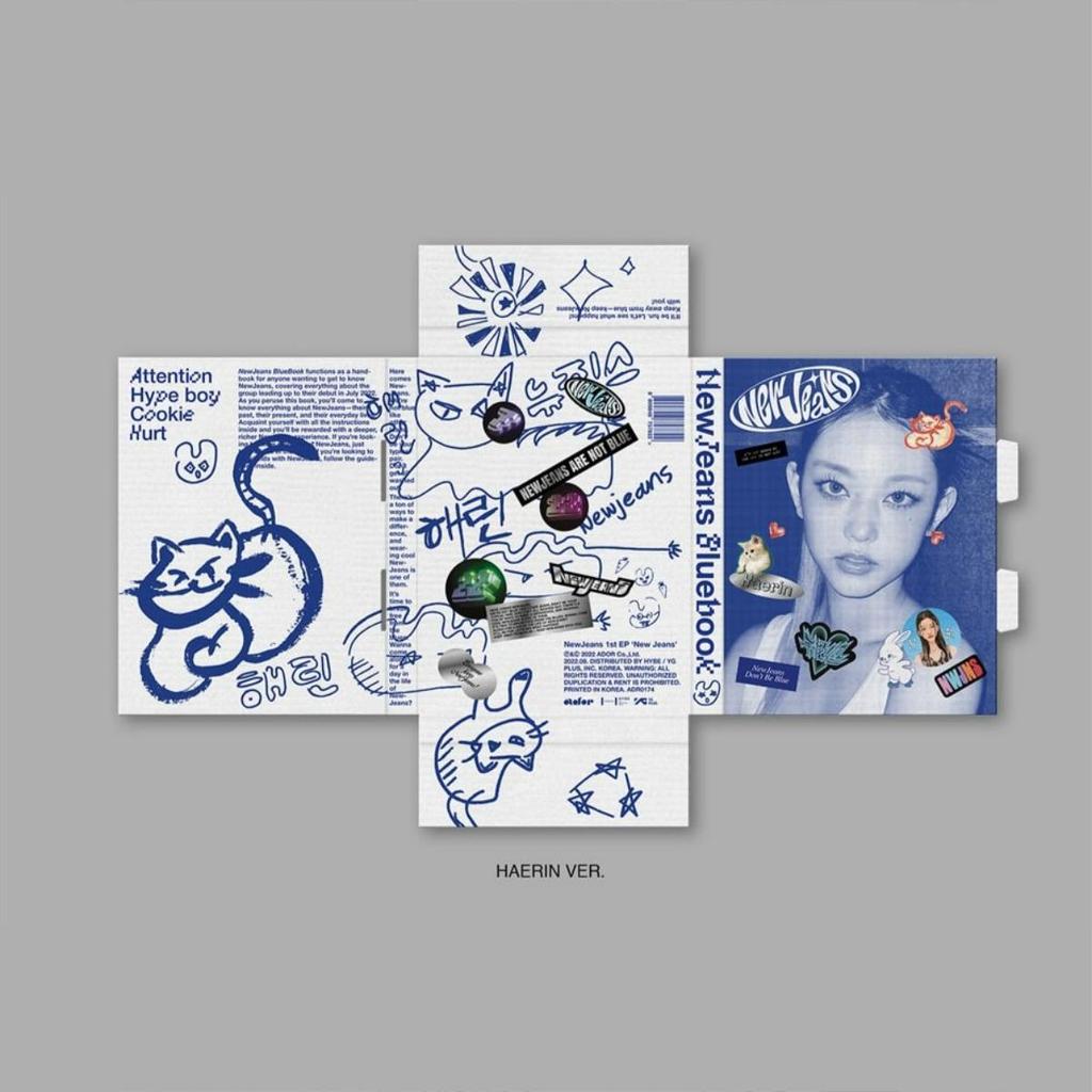 NewJeans Новые джинсы / 1-й EP-альбом (Синяя книга вер.)