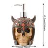 300ML Retro Empty Skull Soap Dispenser Bottle Refill Pump Bottles Lotion Holder  Foam Pump Bottles Halloween Decoration Ornament