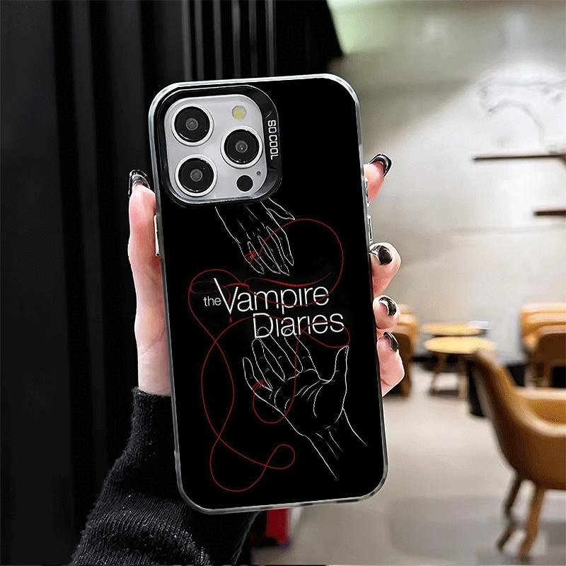 Мягкий чехол для телефона «Дневники вампира» для iPhone 15 16 17 Pro Max 17Air 16E 14 Plus 13 12 Mini Ударопрочный чехол Задняя панель