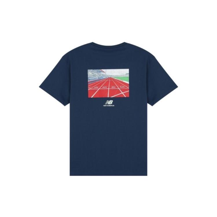 New Balance Мужская футболка ANB Синяя AMT22375-BGV