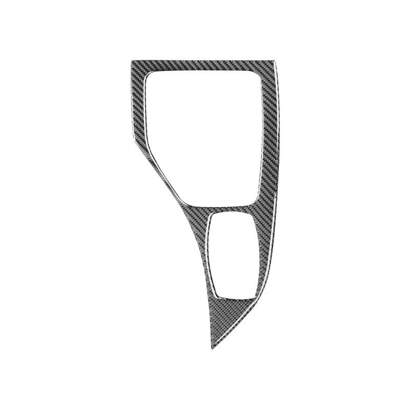 For BMW E84 X1 2011-2015 Car Gear Panel Decoration Cover Trim Sticker Auto Accessories Real Carbon Fiber