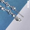 925 Sterling Silver Heart-shaped AAA Zircon Bracelet Fashionable Wedding Jewelry