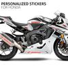Набор декоративных наклеек для мотоцикла Honda CBR1000RR CBR600RR CB1000R CB1100 CB650F Наклейки на автомобиль