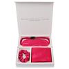 Butterfly Embroidered 100% Mulberry Silk Gift Set: Eye Mask, Hair Band, Pillowcase