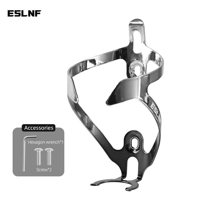 ESLNF Aluminum Alloy Bicycle Bottle Holder Road Mountain Bike Cycling Waterbottle Holder Ultralight MTB Bottle Cage Bike Parts