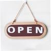 Double-Sided Wood Open Sign for Business Decorative Doorplate Practical Store Status Indicator