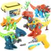 Apart Take Dinosaur Toy Storage Box Electric Drill Kids Assembling Toys Gift