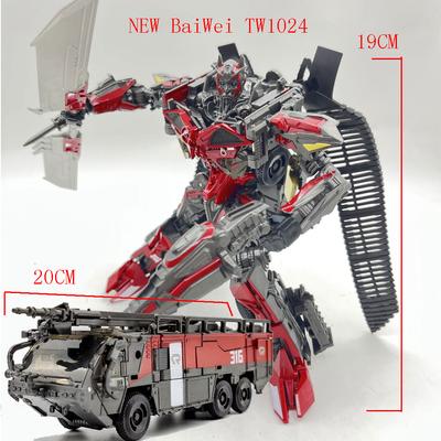 Трансформеры BAIWEI Sentinel Prime TW1024 Пожарная машина TW-1024 Автоботы Грузовик Модель SS61 Фигурка Робот-трансформер
